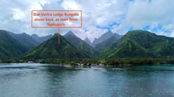 			15. Our bungalo as seen from Teahupo-o