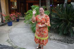 	5. our Vanira Lodge hostess